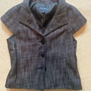 Banana Republic Women's Blue Tweed Blazer